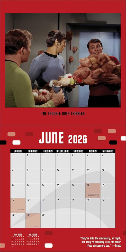 STAR TREK 2026 WALL CALENDAR